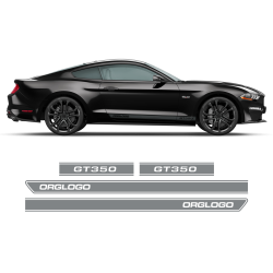 Short Rocker stripes GT350 for Ford Mustang 2015 - 2020