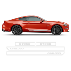 Short Rocker stripes GT350 for Ford Mustang 2015 - 2020