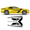 T-Stripes Side Graphic for Chevrolet Camaro 2010 - 2015