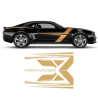 T-Stripes Side Graphic for Chevrolet Camaro 2010 - 2015