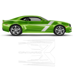 T-Stripes Side Graphic for Chevrolet Camaro 2010 - 2015