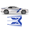 T-Stripes Side Graphic for Chevrolet Camaro 2010 - 2015