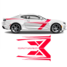 T-Stripes Side Graphic for Chevrolet Camaro 2016 - 2020