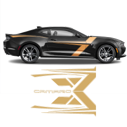 T-Stripes Side Graphic for Chevrolet Camaro 2016 - 2020