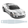 Racing Stripes Over The Top for Chevrolet Corvette 2005 - 2014