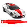 Racing Stripes Over The Top for Chevrolet Corvette 2005 - 2014