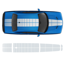 PULSE Rally Top stripes for Hood/Roof/Trunk