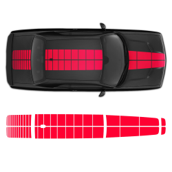 PULSE Rally Top stripes for Hood/Roof/Trunk