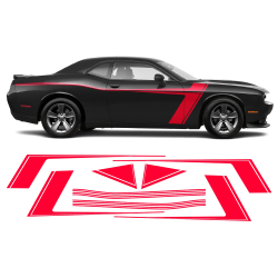 Accent Side Stripes Graphic Dodge Challenger 2011 - 2020