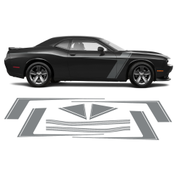 Accent Side Stripes Graphic Dodge Challenger 2011 - 2020