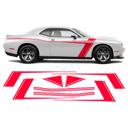 Accent Side Stripes Graphic Dodge Challenger 2011 - 2020