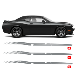 Dual Strobe Side Stripes for DODGE Challenger 2011 - 2020