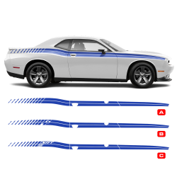 Dual Strobe Side Stripes for DODGE Challenger 2011 - 2020