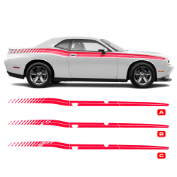 Dual Strobe Side Stripes for DODGE Challenger 2011 - 2020