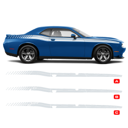 Dual Strobe Side Stripes for DODGE Challenger 2011 - 2020