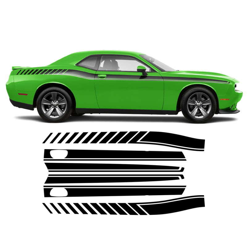 Long Side Stripes for Dodge Challenger 2011 - 2020