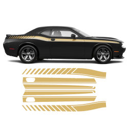 Long Side Stripes for Dodge Challenger 2011 - 2020