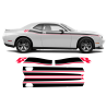 R / T Short side stripes two colors for DODGE Challenger 2011 - 2020