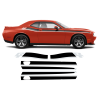 R / T Short side stripes two colors for DODGE Challenger 2011 - 2020