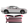 Short Side Stripes in Two Colors for Dodge Challenger 2011 - 2020