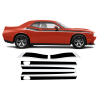 Short Side Stripes in Two Colors for Dodge Challenger 2011 - 2020