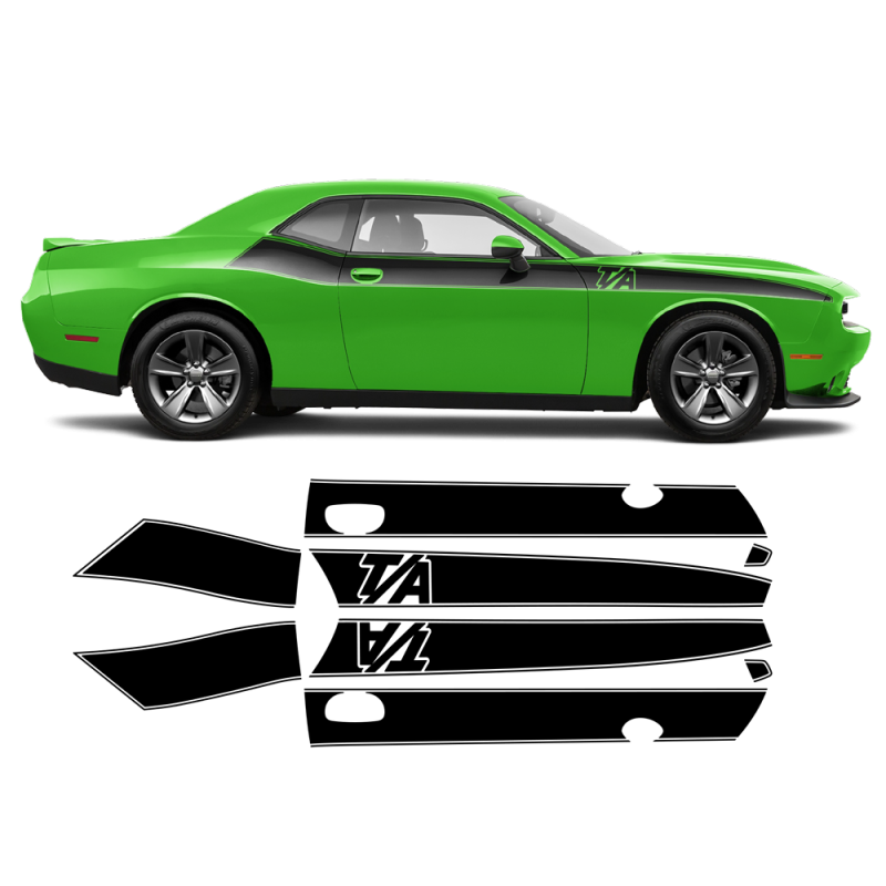 T/A side stripes DODGE Challenger 2011 - 2020