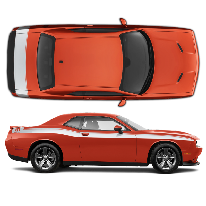 Mopar Side Stripes / Trunk Set for Dodge Challenger 2011 - 2020