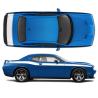 Mopar Side Stripes / Trunk Set for Dodge Challenger 2011 - 2020