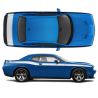 Mopar Side Stripes / Trunk Set for Dodge Challenger 2011 - 2020