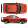 Mopar Style Trunk Stripe for Dodge Challenger 2008 - 2020