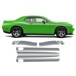 R / T Short side stripes for DODGE Challenger 2011 - 2020