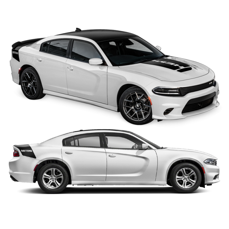 Daytona Style Trunk / Hood Stripes for Dodge Charger 2015 - 2019