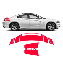 Daytona Style Trunk / Hood Stripes for Dodge Charger 2015 - 2019