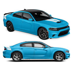 Daytona Style Trunk / Hood Stripes for Dodge Charger 2015 - 2019