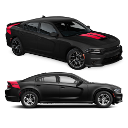 Daytona Style Trunk / Hood Stripes for Dodge Charger 2015 - 2019