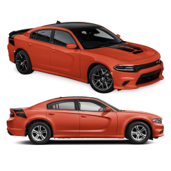 Daytona Style Trunk / Hood Stripes for Dodge Charger 2015 - 2019