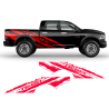 SCRATCHED REBEL Side Graphic for Dodge RAM