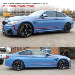 M Performance Motorsport Set of Side Stripes for M4 F82/ F83 / M3 F80