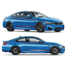 M Performance Motorsport Set of Side Stripes for M4 F82/ F83 / M3 F80