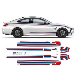 M Performance Motorsport Set of Side Stripes for M4 F82/ F83 / M3 F80