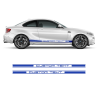 Racing Stripes in One Color for BMW M3 / M4 / M5