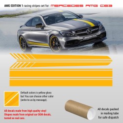 MB AMG C class edition 1 design Racing stripes