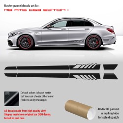 MB AMG C63 Edition 1 Rocker panel stripes set