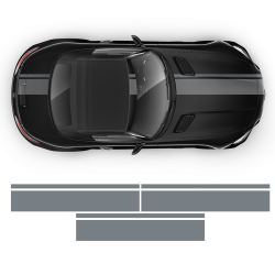 Bold Racing Stripes for MB AMG GTS
