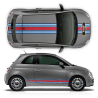 Martini Style Racing Stripes Set for Fiat 500