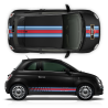 Martini Style Racing Stripes Set for Fiat 500