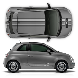 Martini Style Racing Stripes Set for Fiat 500