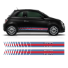 Martini Style Racing Stripes Set for Fiat 500