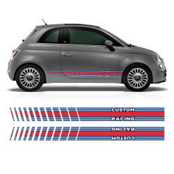 Martini Style Racing Stripes Set for Fiat 500