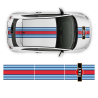 Martini Style Racing Stripes Set for Fiat 500